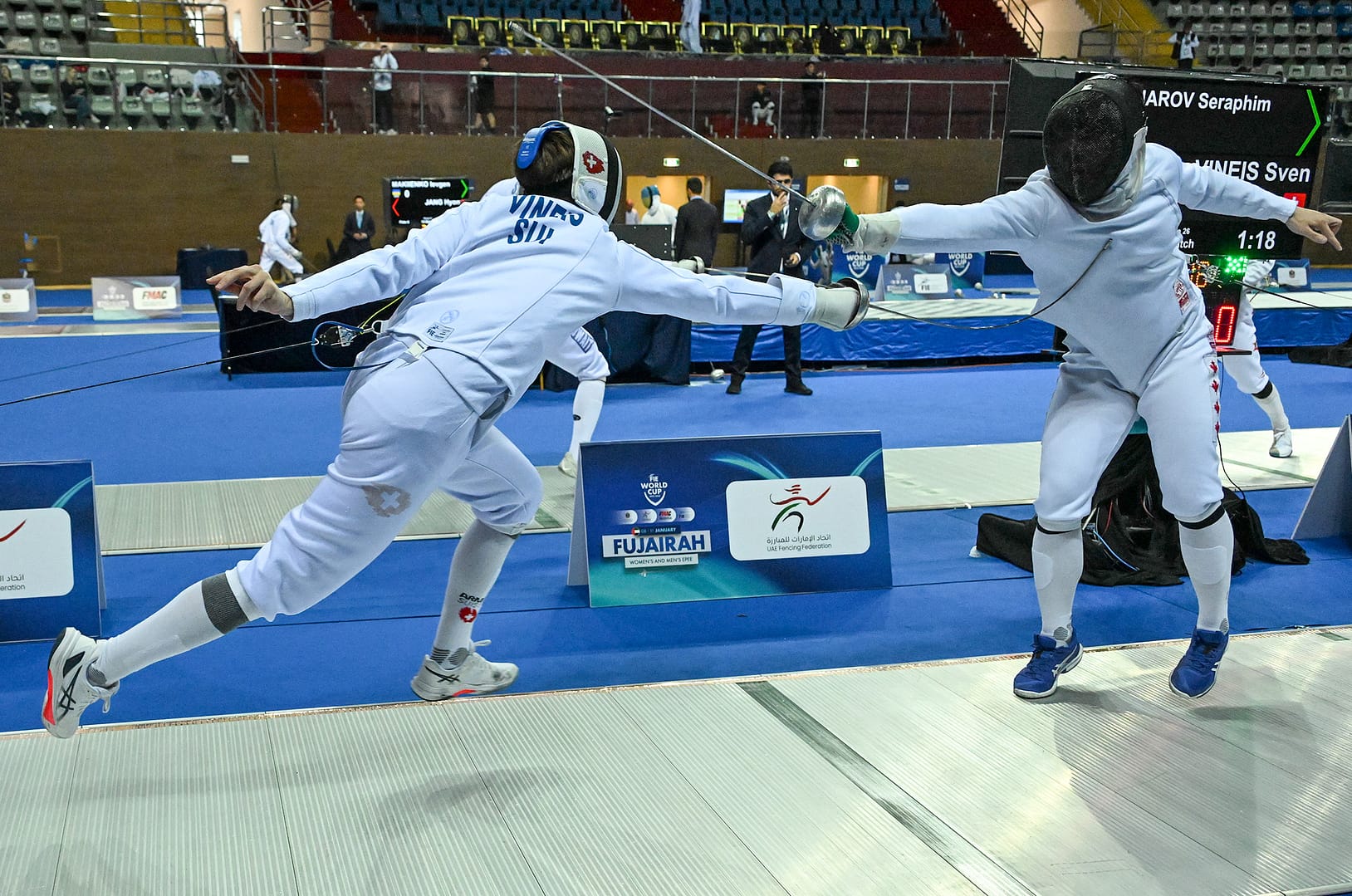 Season 2025 2026 Epee Men: VINEIS Sven Photo: Augusto BIZZI