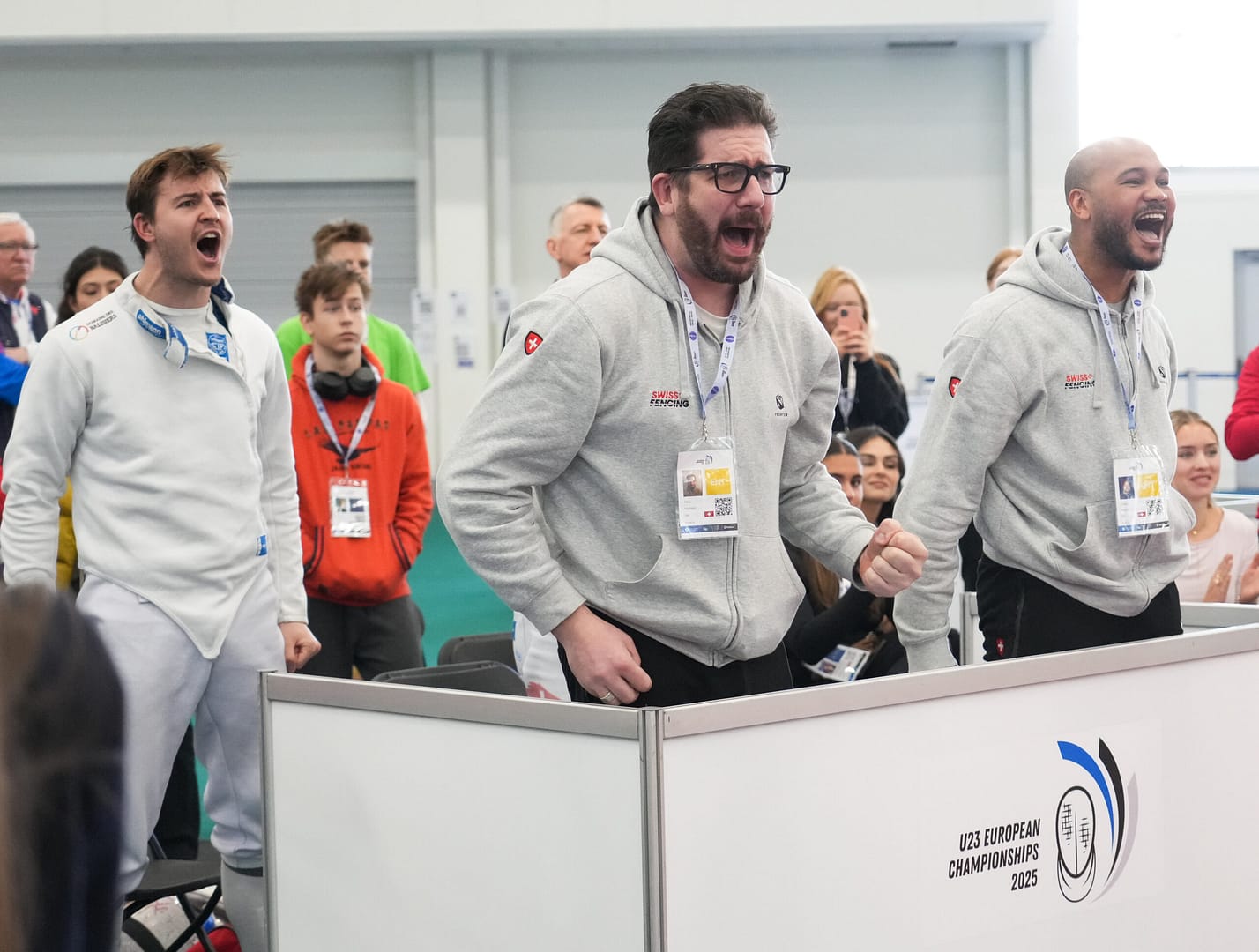 European championships u23 tallinn 24 27 april 2025 team women’s foil women’s sabre men’s epee 26 april day 03 in photo: photo luca pagliaricci / bizzi team