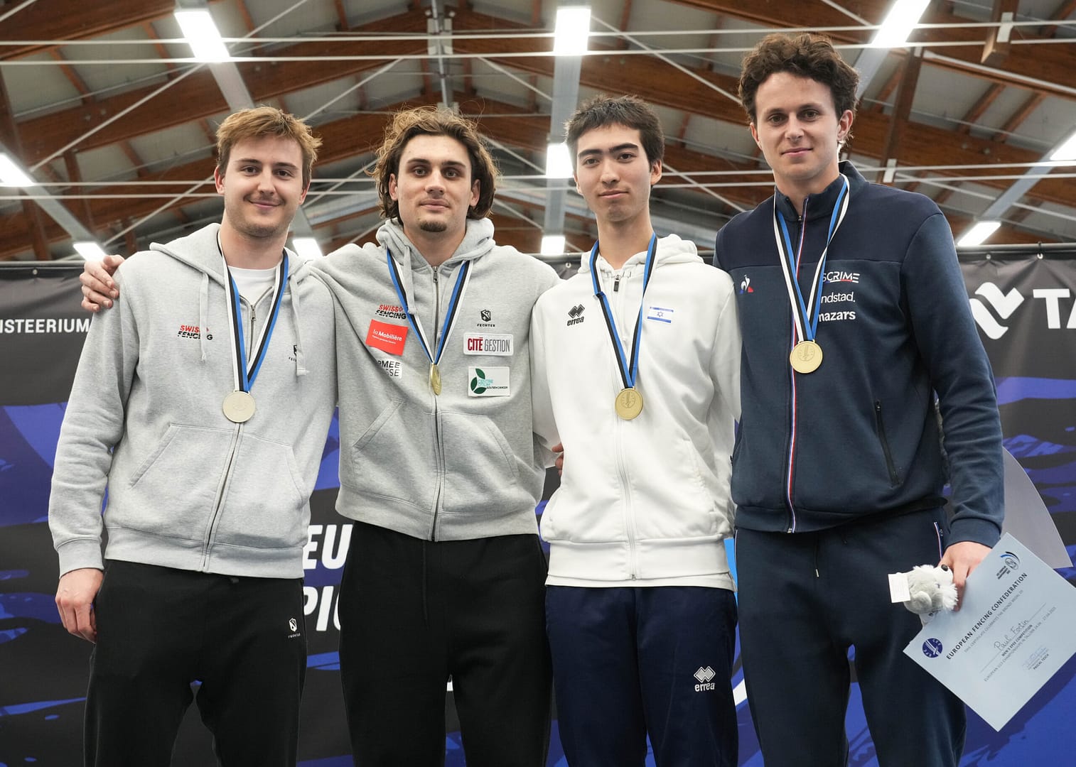 European championships u23 tallinn 24 27 april 2025 individual women’s foil women’s sabre men’s epee 24 april 01 day in photo: photo luca pagliaricci / bizzi team