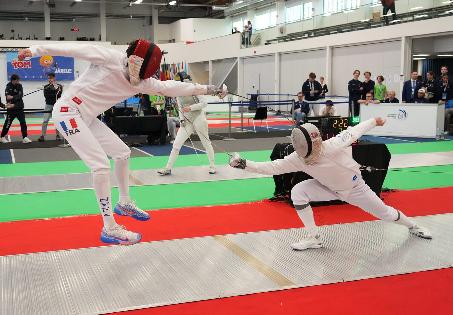 European championships u23 tallinn 24 27 april 2025 individual women’s foil women’s sabre men’s epee 24 april 01 day in photo: photo luca pagliaricci / bizzi team